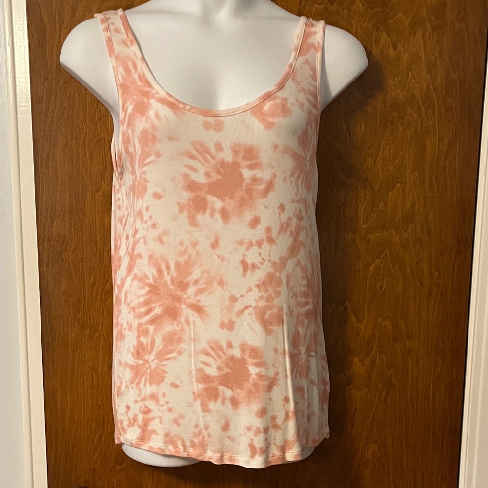 Terra & Sky Pink Tie-Dye Tank Top